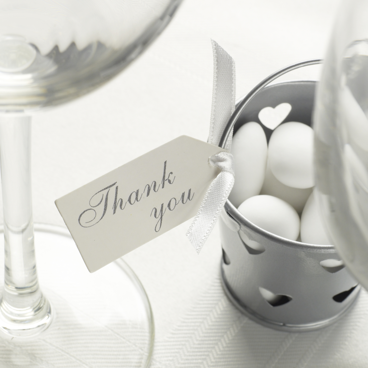 Anhänger Thank You Creme