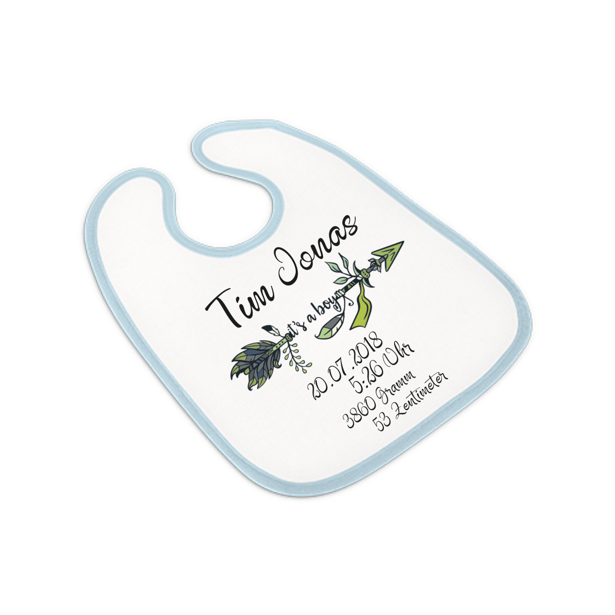 Babylätzchen Bub - Personalisierbar