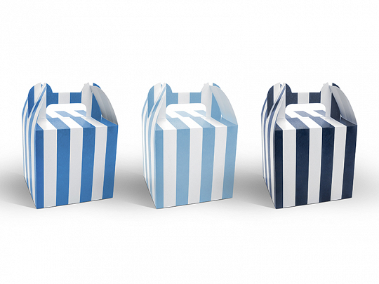 Candybarbox Blau-Weiß