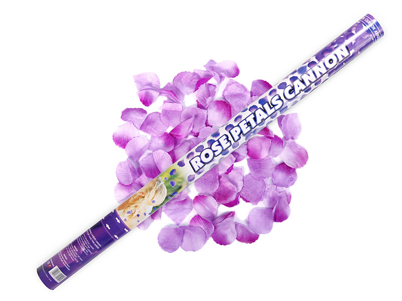 Konfettikanone groß Lila