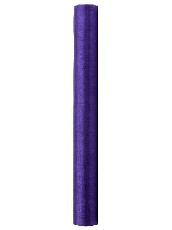 Organzaläufer schmal 16 cm x 9 M Violett 014