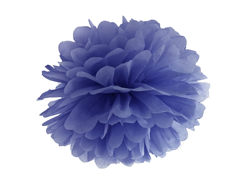 Pom Poms groß Navy