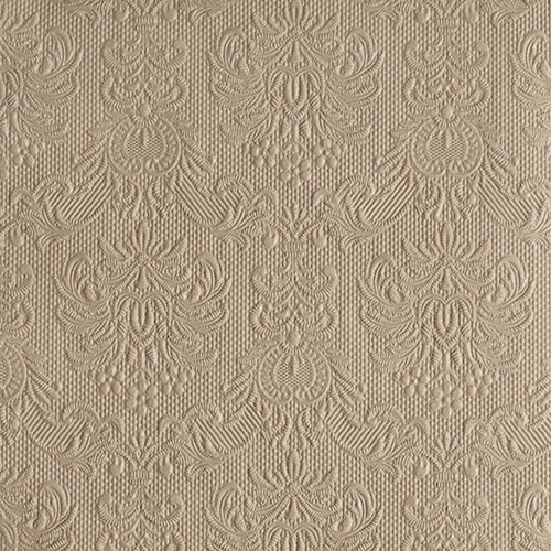 Prägeservietten Dinner Taupe