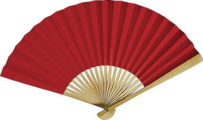 Premium Papierfächer Rot