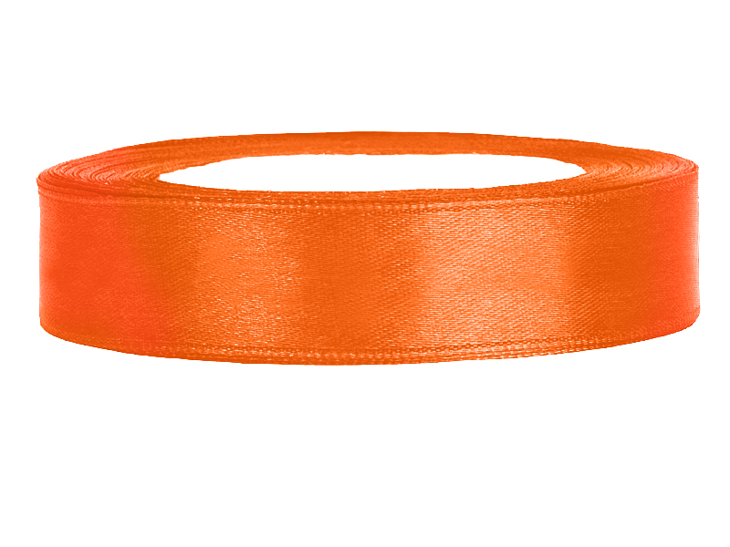 Satinband 12mm Orange