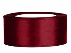 Satinband 25mm Bordeaux