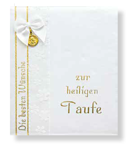 Taufbrief Gold