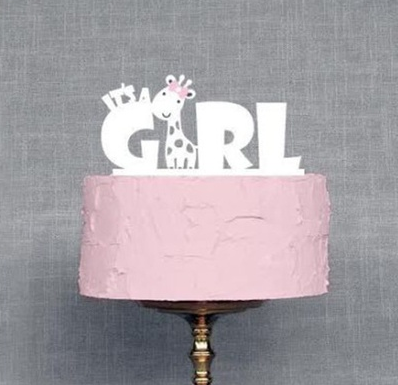 Tortendeko It's a girl