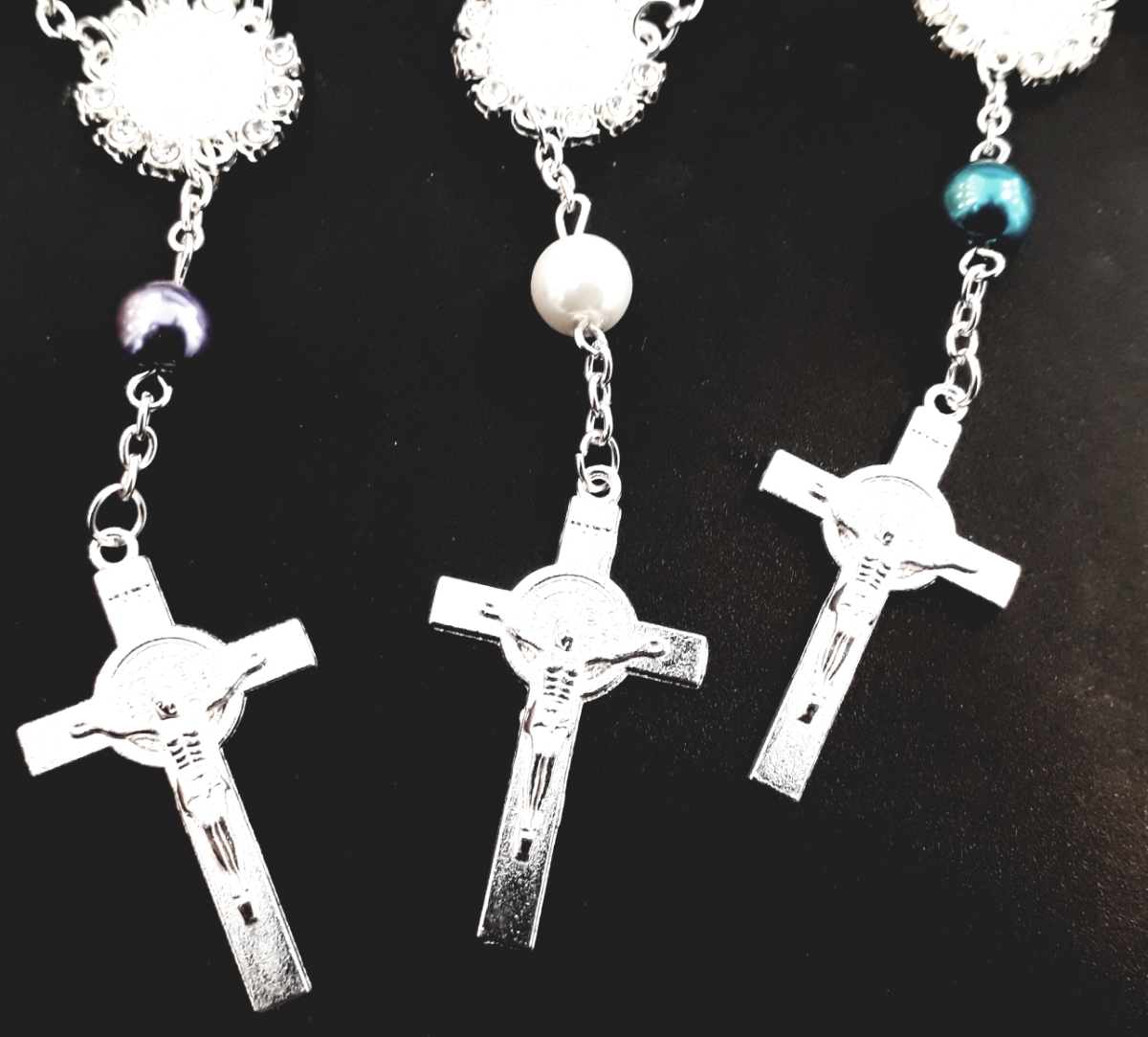 Rosenkranz im Organzasäckchen