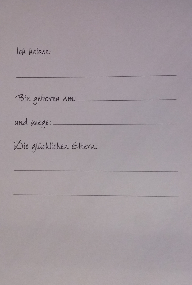 Anzeige Geburt Sonnenschein