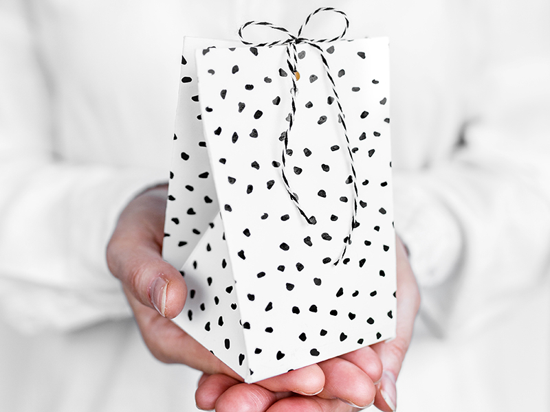 Candybarbox Schwarz-Weiß