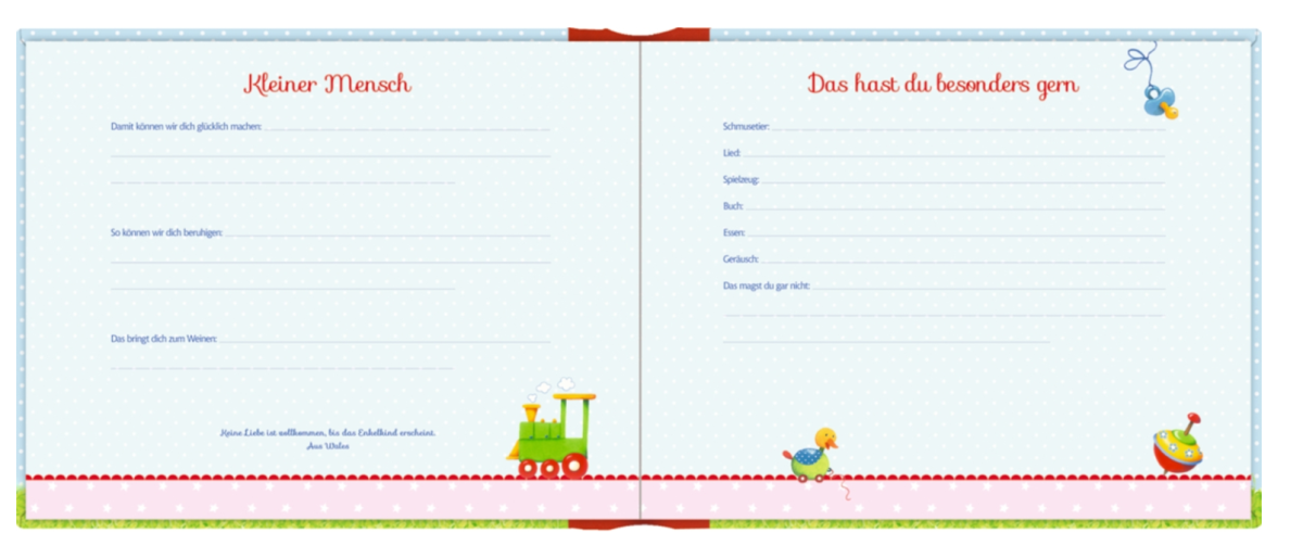 Eintragalbum Unser Enkelkind