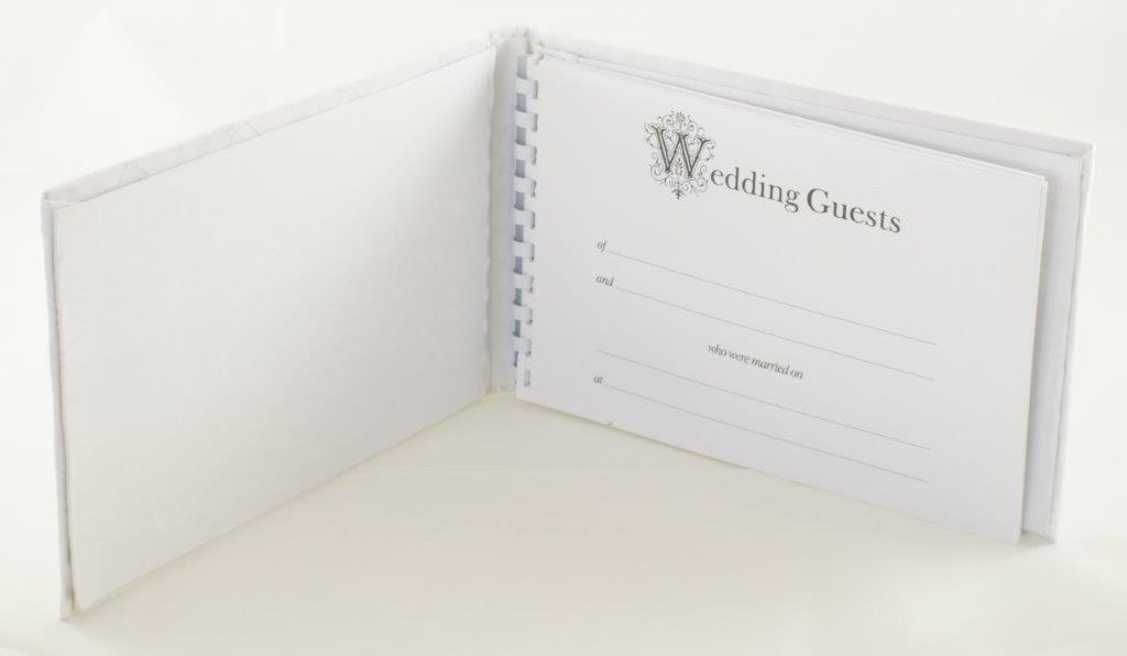 Gästebuch Blumen und Perlen