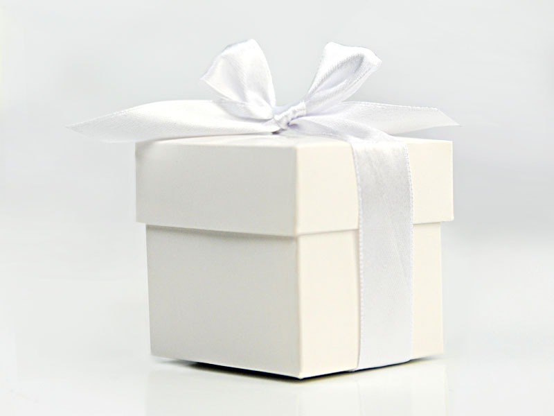 Gastgeschenkbox Weiß
