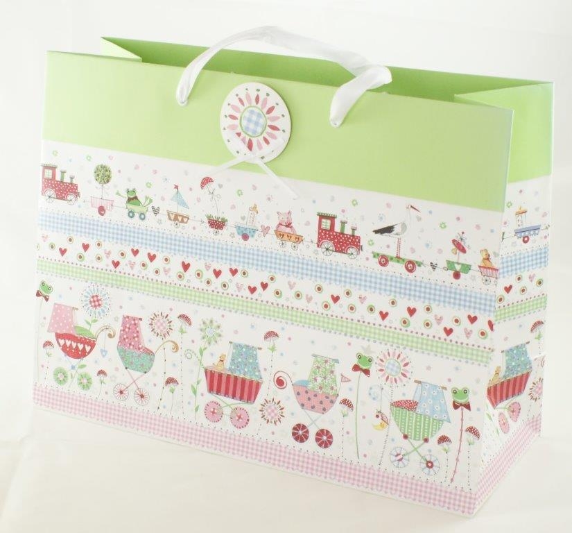 Geschenksackerl Baby Grün