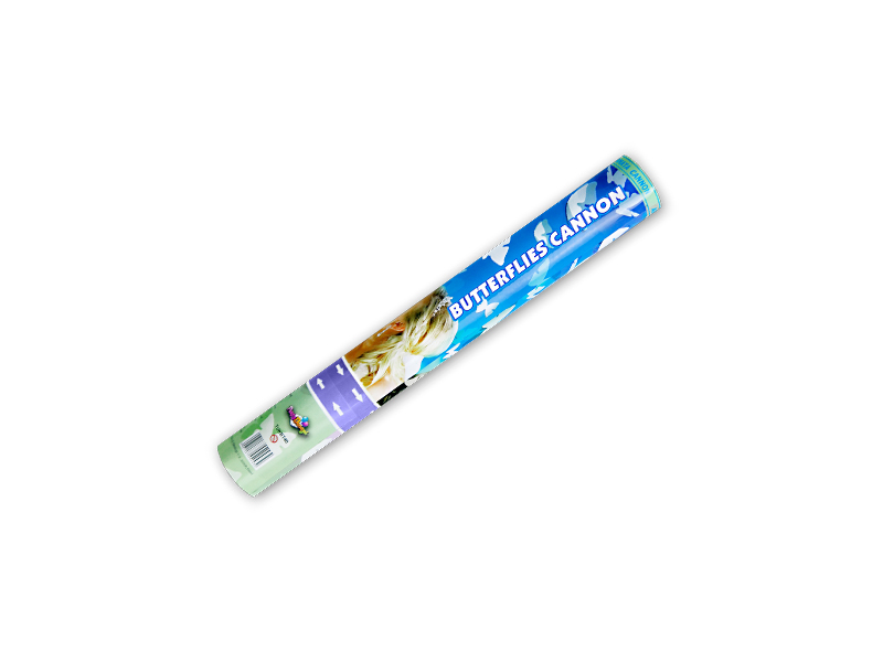 Konfettikanone Schmetterling