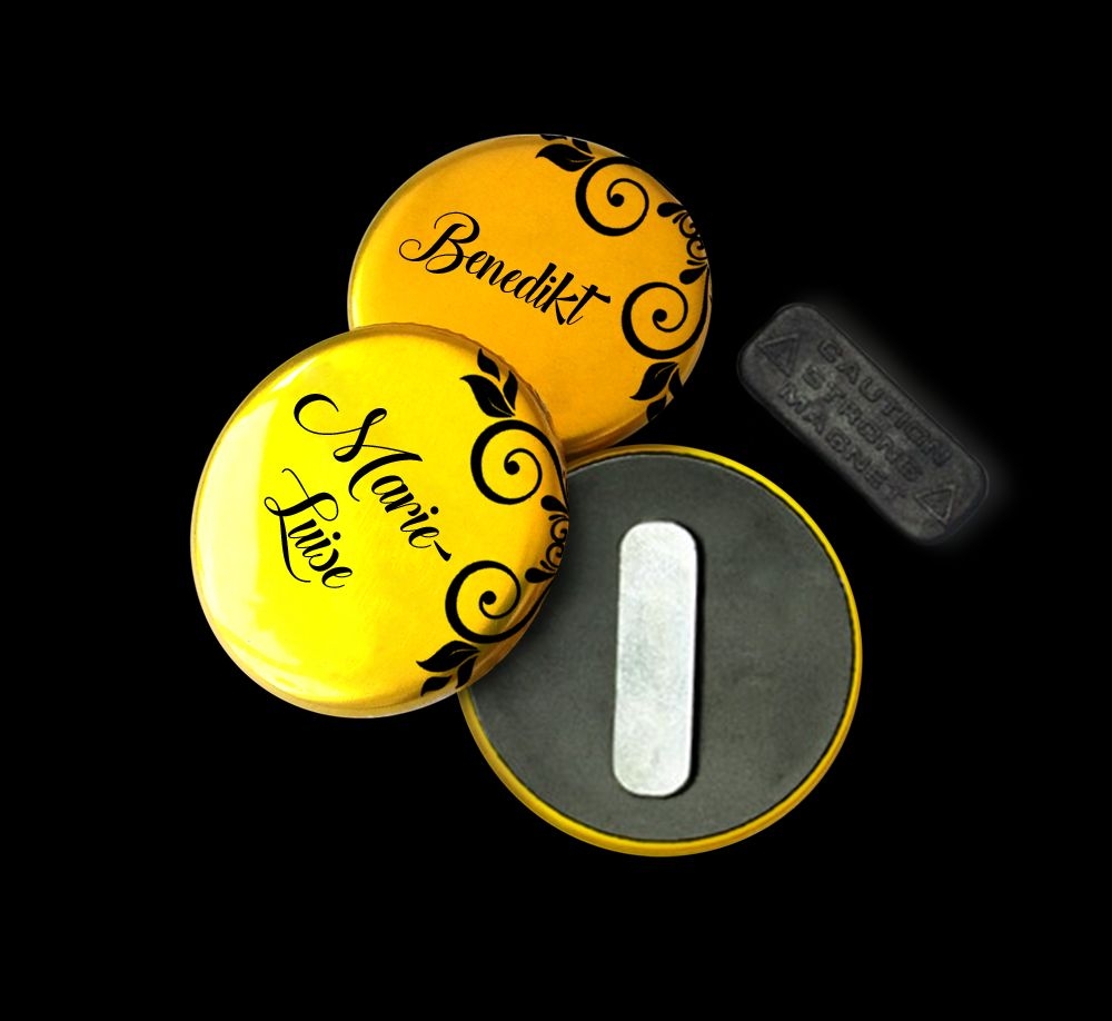 Magnetbuttons personalisierbar