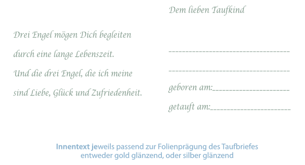 Taufbrief Fische Rosa