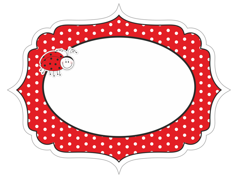 Candybaretiketten Marienkäfer