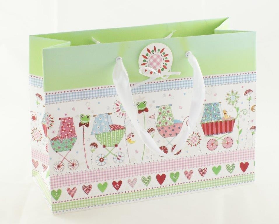 Geschenksackerl Baby Grün