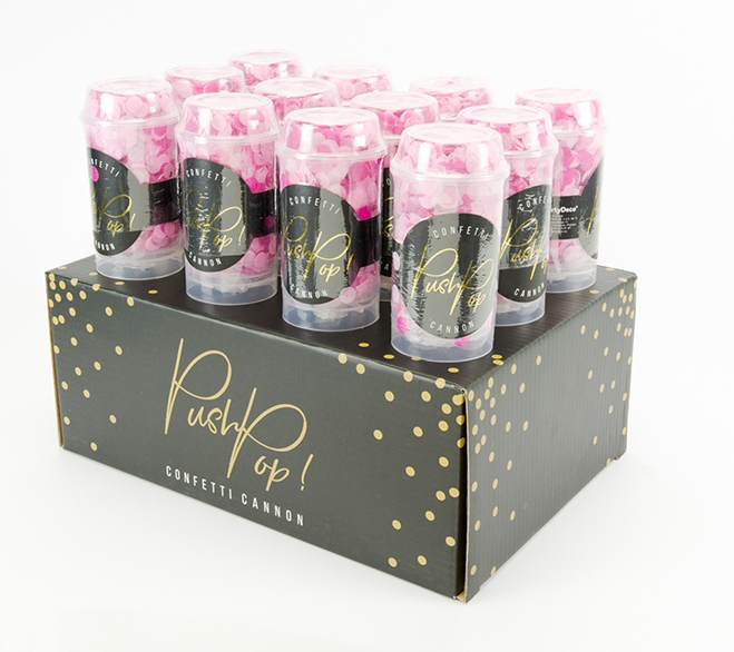 Konfetti-Popper Pink