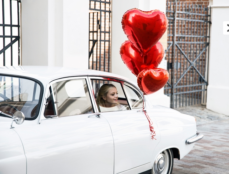 Folienballon Herz Rot