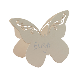 Tischkarte Butterfly