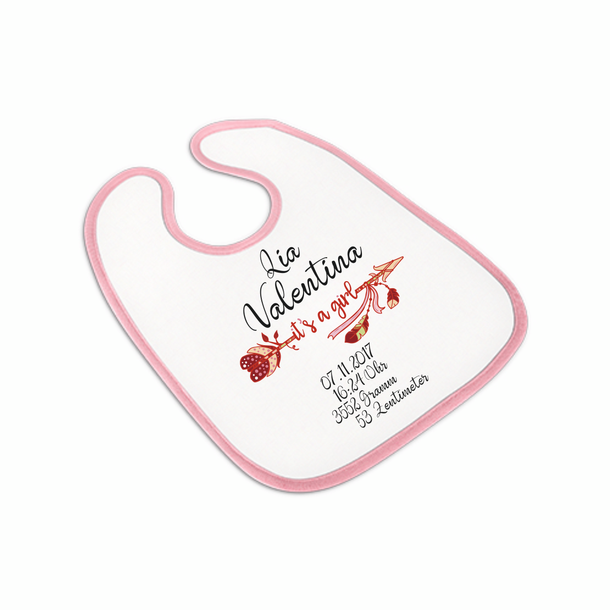 Babylätzchen Mädchen - Personalisierbar