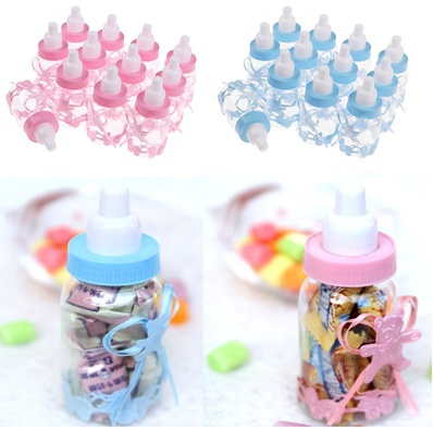 Gastgeschenkbox Flaschi Blau