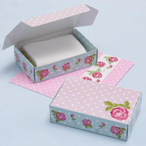 Gastgeschenkbox Vintage Rose