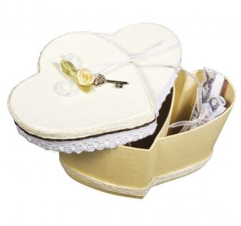 Geldgeschenkbox Doppelherz