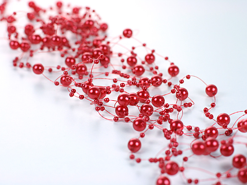 Perlengirlande Rot 14