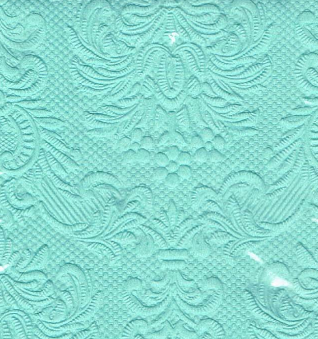 Prägeservietten Lunch Aqua 13307032