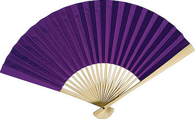 Premium Papierfächer Violett