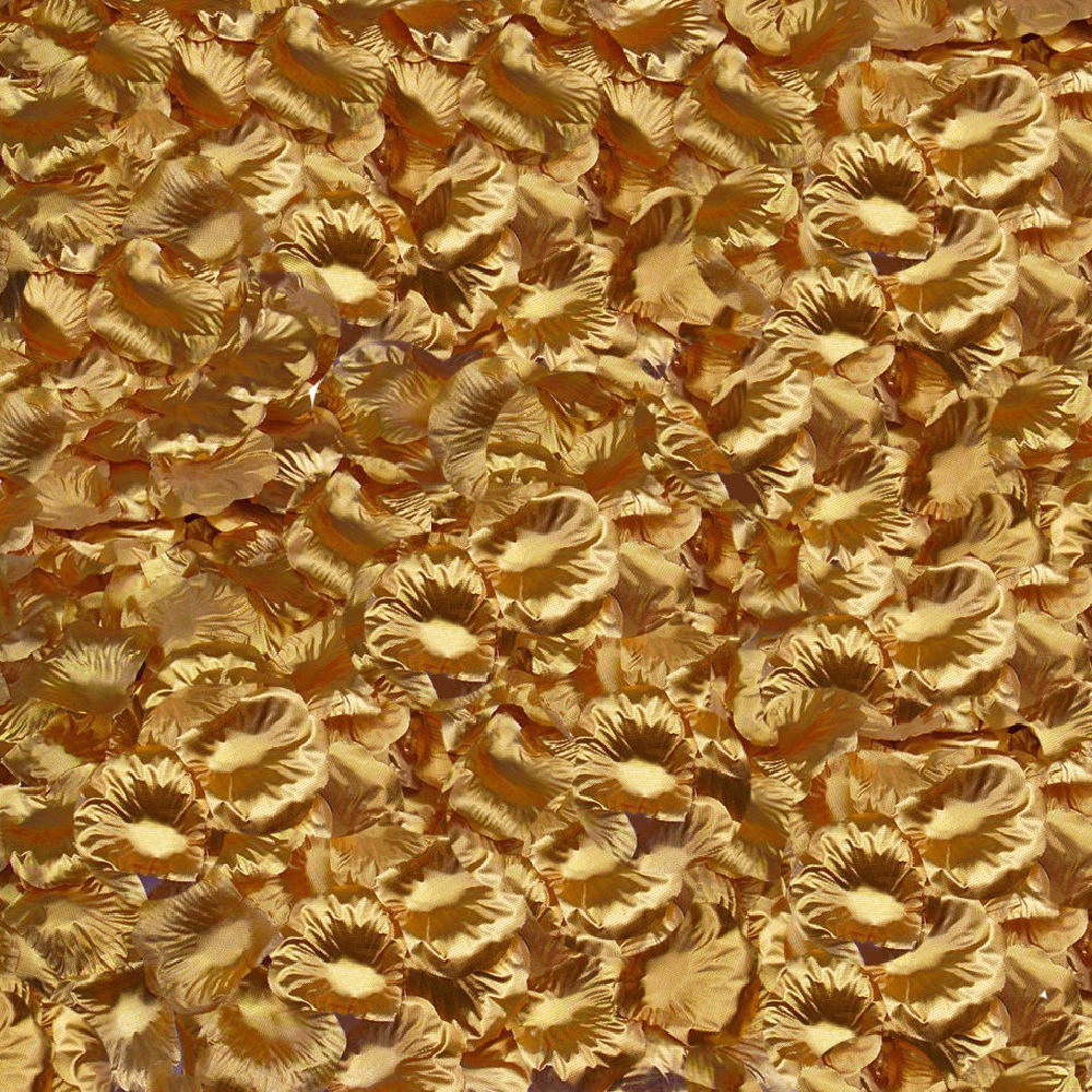 Rosenblüten Gold 100 Stück