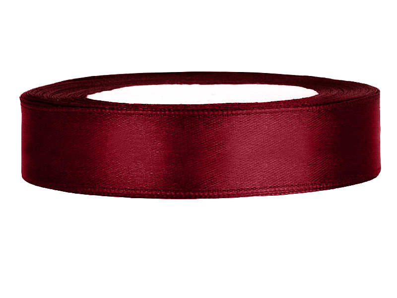 Satinband 12mm Bordeaux