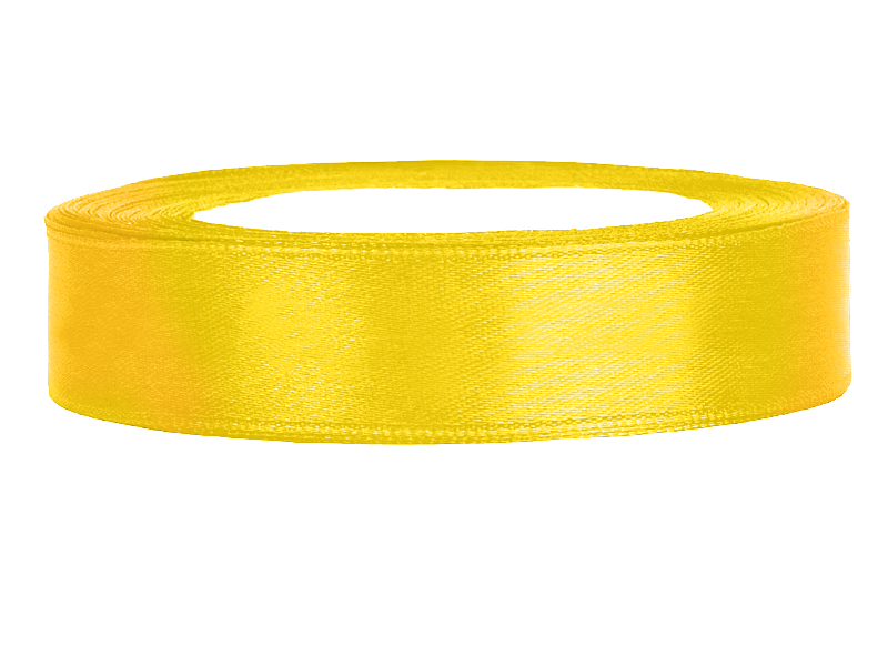 Satinband 12mm Gelb