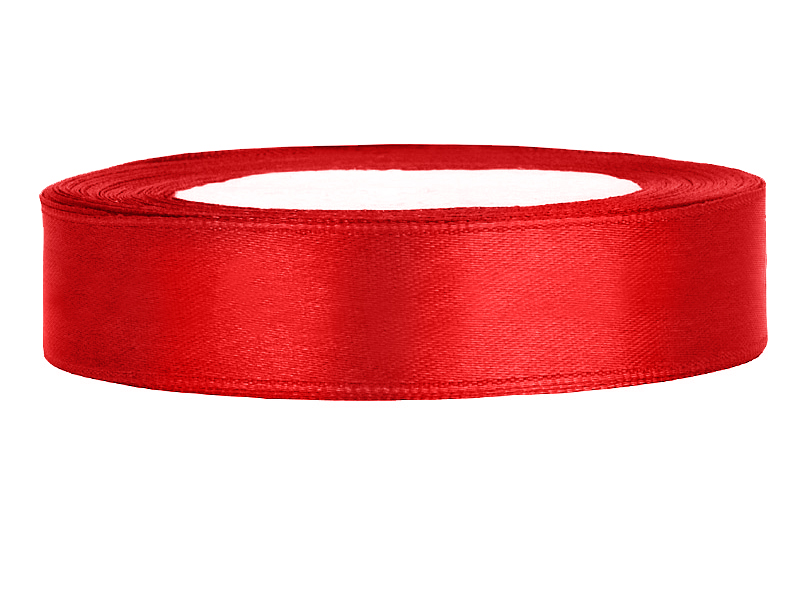 Satinband 12mm Rot