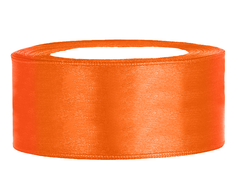 Satinband 25mm Orange