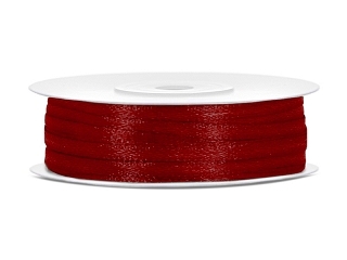 Satinband 3mm Bordeaux