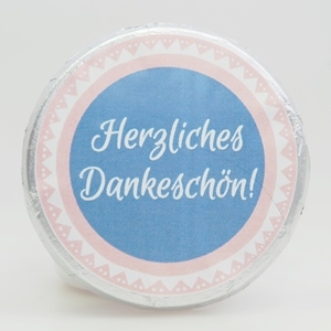 Schokotaler Herzliches Dankeschön