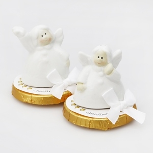 Schokotaler Schutzengerl Weiß