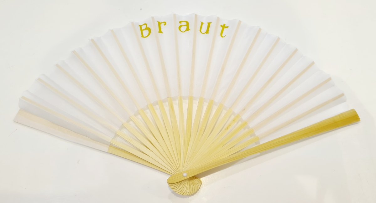 Seidenfächer Braut