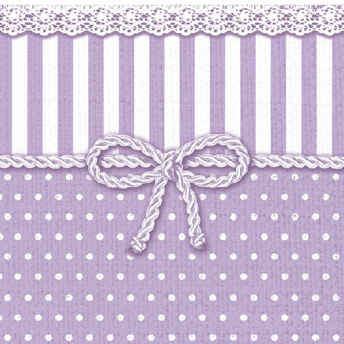 Servietten Masche Flieder / Cocktail