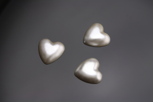 Streuteile Herzchen Perlmutt