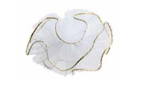 Tropfenfänger Tüll - Gold